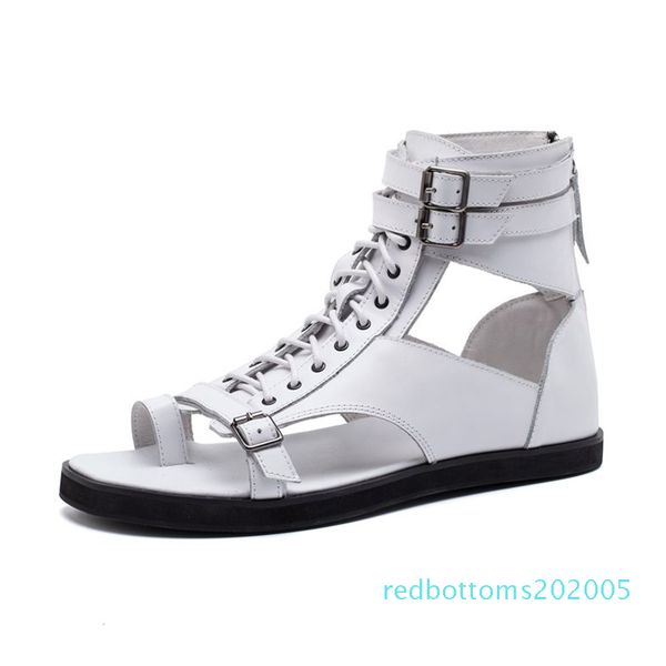 new fashion mens leather sandals flat bottom for daily essential roman shoes with buckle decoration r05, Black
new fashion mens leather sandals flat bottom for daily essential roman shoes with buckle decoration r05, Black