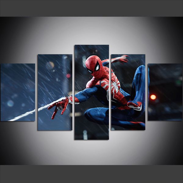 5 piece large size canvas wall art pictures creative spiderman poster art print oil painting for living room
5 piece large size canvas wall art pictures creative spiderman poster art print oil painting for living room