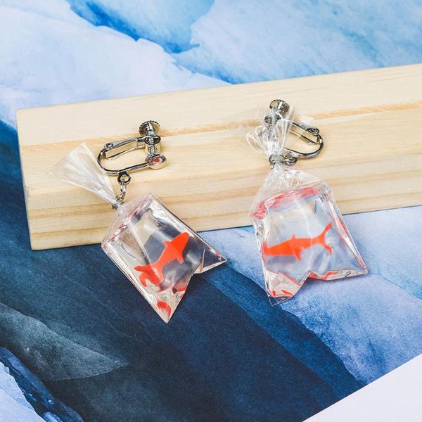 transparent bag goldfish dangle earring women fashion dangle earrings female hook earring elegant ladies gift ear cuff jewelry, Silver
transparent bag goldfish dangle earring women fashion dangle earrings female hook earring elegant ladies gift ear cuff jewelry, Silver