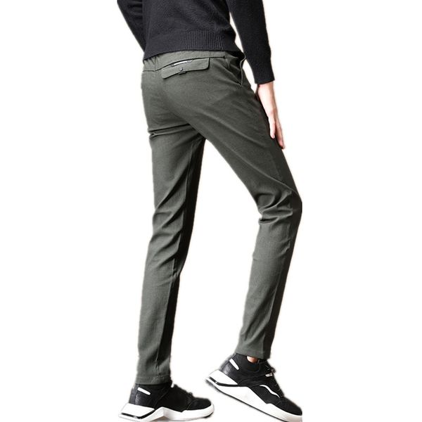 autumn new pant men's casual slim fit trousers solid color business fashion stretch navy black pants male trousers clothes
autumn new pant men's casual slim fit trousers solid color business fashion stretch navy black pants male trousers clothes