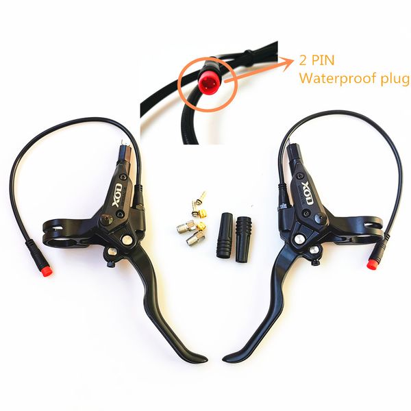 new e-bike brake hydraulic disc cut off power brake 2pin waterproof plug ebike scooter diy assembly front rear brakes
new e-bike brake hydraulic disc cut off power brake 2pin waterproof plug ebike scooter diy assembly front rear brakes