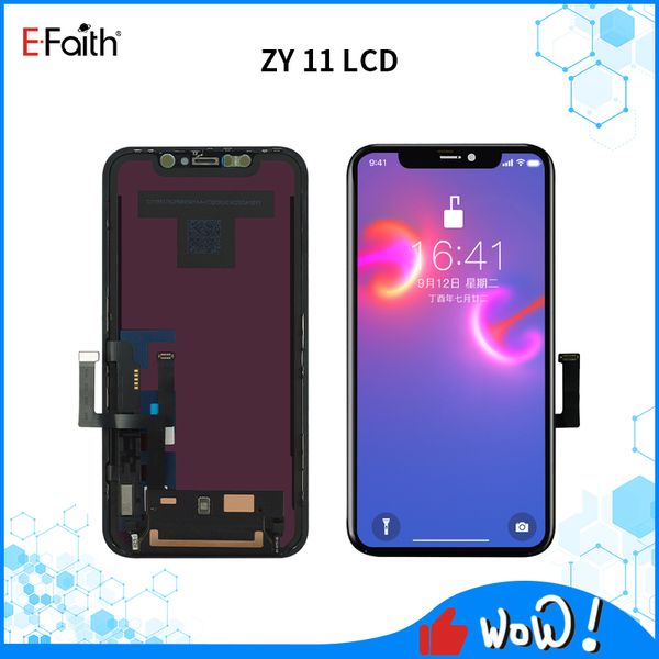 oem zy quality lcd display panel with 3d touch screen digitizer assembly replacement for iphone 11+metal plate
oem zy quality lcd display panel with 3d touch screen digitizer assembly replacement for iphone 11+metal plate