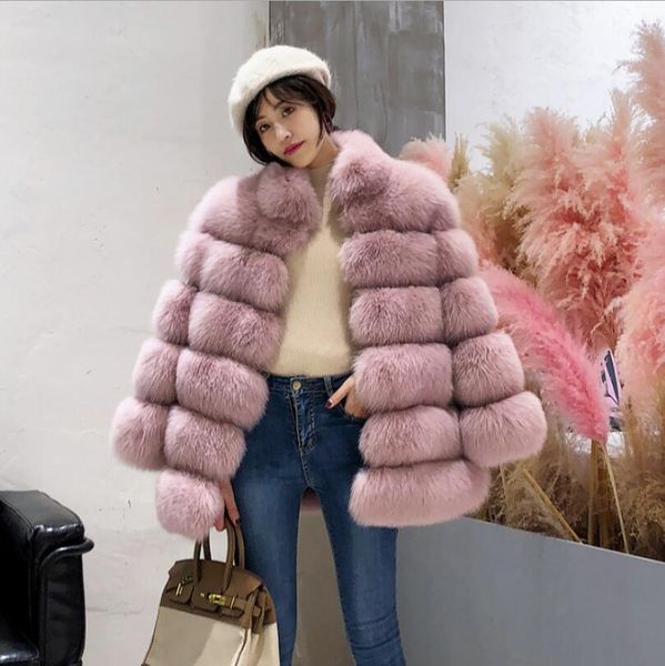 2019 winter new faux fur coat women's stand collar mid-length slim cuellos pelo zorro high-grade fluffy jacket, Black
2019 winter new faux fur coat women's stand collar mid-length slim cuellos pelo zorro high-grade fluffy jacket, Black