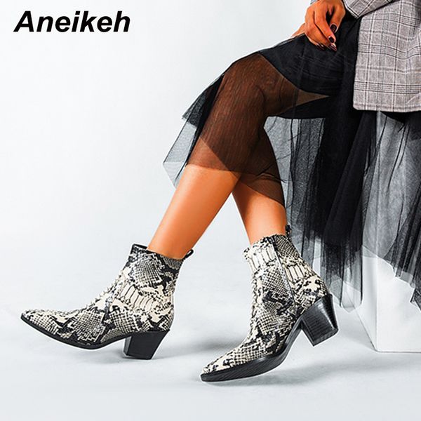 aneikeh motorcycle western cowboy boots women snake pattern pu leather high heels slip on cowgirl booties ankle basic shoes 43, Black
aneikeh motorcycle western cowboy boots women snake pattern pu leather high heels slip on cowgirl booties ankle basic shoes 43, Black