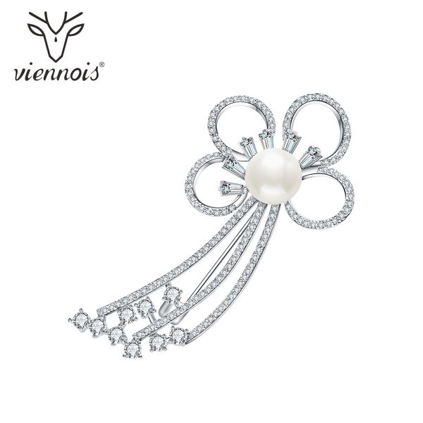 viennois pin brooch flower shape silver color simulated-pearl zircon for women 2019, Gray
viennois pin brooch flower shape silver color simulated-pearl zircon for women 2019, Gray