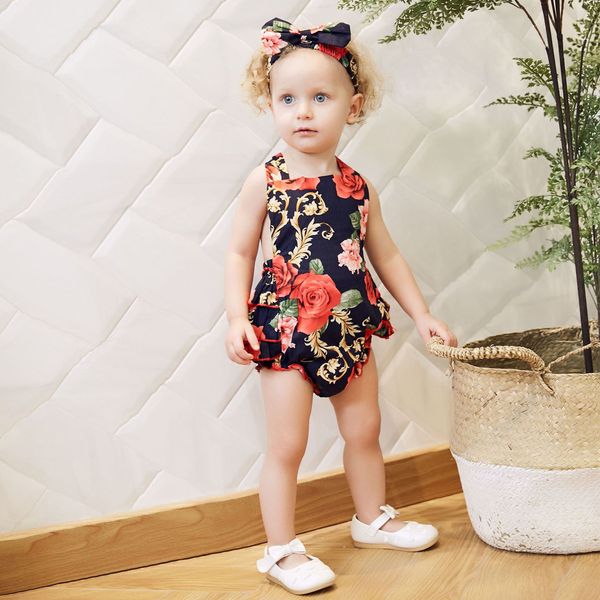 2020 new summer baby girls clothes flower jumpsuit with headband baby clothes baby lace up bodysuit toddler girl romper kids clothing, Blue
2020 new summer baby girls clothes flower jumpsuit with headband baby clothes baby lace up bodysuit toddler girl romper kids clothing, Blue