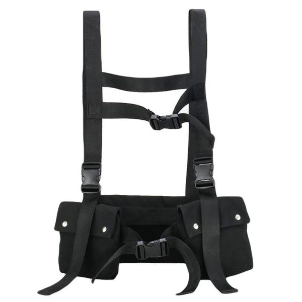 women chest vest rig waist bag tactical hip hop streetwear functional men oxford fanny pack black adjustable streetwear bags
women chest vest rig waist bag tactical hip hop streetwear functional men oxford fanny pack black adjustable streetwear bags