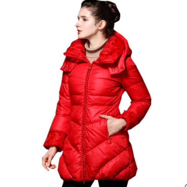 2019 autumn winter long coat female parka 90% white duck down jacket woman warm hooded winter jacket women pp041, Black
2019 autumn winter long coat female parka 90% white duck down jacket woman warm hooded winter jacket women pp041, Black