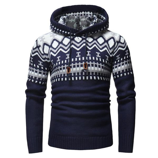 autumn and winter pullover sweater 2018 men's casual sweater fashion contrast stitching hooded slim knit, White;black
autumn and winter pullover sweater 2018 men's casual sweater fashion contrast stitching hooded slim knit, White;black