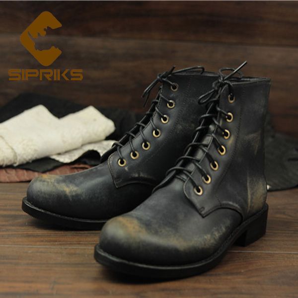 sipriks imported italian retro genuine leather motorcycle boots mens classic goodyear welted shoes cowboy shoes boots big size, Black
sipriks imported italian retro genuine leather motorcycle boots mens classic goodyear welted shoes cowboy shoes boots big size, Black