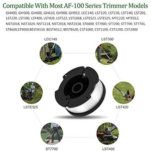 3pcs/set garden durable trimmer spools nylon tool fittings string replacement line hand-winding for black and decker
3pcs/set garden durable trimmer spools nylon tool fittings string replacement line hand-winding for black and decker