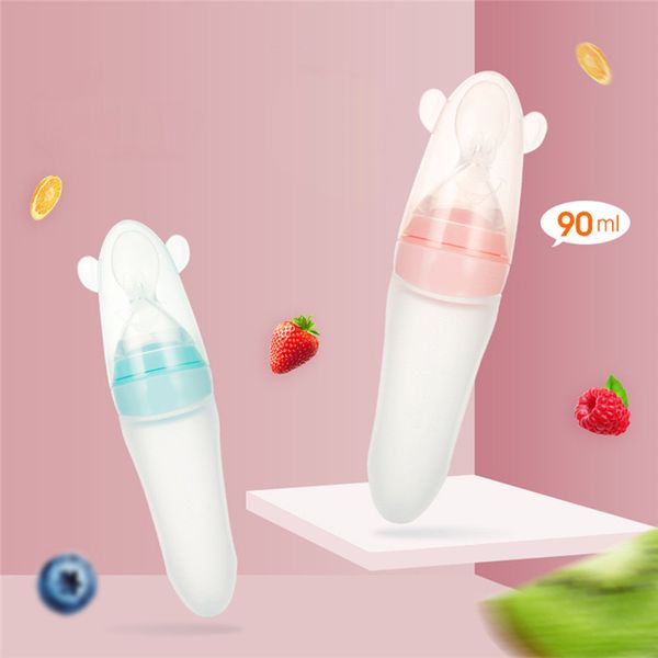 silicone rice paste bottle feeding soft head baby baby supplement spoon bottle liquid squeezed supplies
silicone rice paste bottle feeding soft head baby baby supplement spoon bottle liquid squeezed supplies