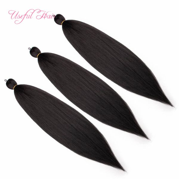 easy braids hair ombre braiding african bundle crochet hair extensions 26" synthetic easy braid hair pre stretched afro women, Black
easy braids hair ombre braiding african bundle crochet hair extensions 26" synthetic easy braid hair pre stretched afro women, Black