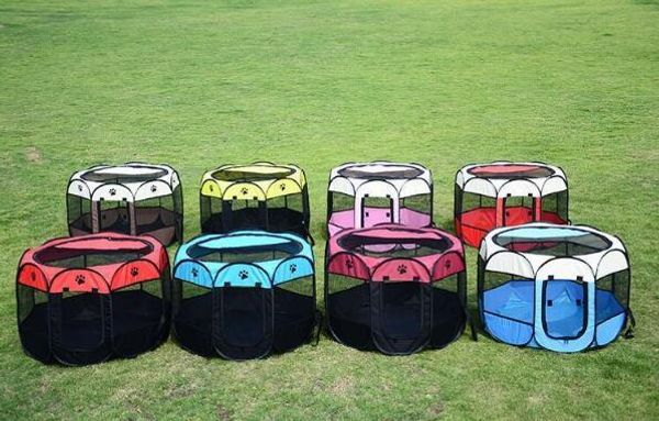 portable folding pet tent dog house cage dog cat tent playpen puppy kennel easy operation octagonal fence outdoor supplies quality 
portable folding pet tent dog house cage dog cat tent playpen puppy kennel easy operation octagonal fence outdoor supplies quality