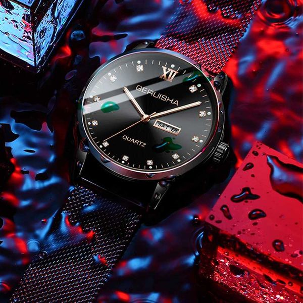 geruisha mens watches casual watch clock quarts watches waterproof sport watch wristwatch relogio masculino, Slivery;brown
geruisha mens watches casual watch clock quarts watches waterproof sport watch wristwatch relogio masculino, Slivery;brown