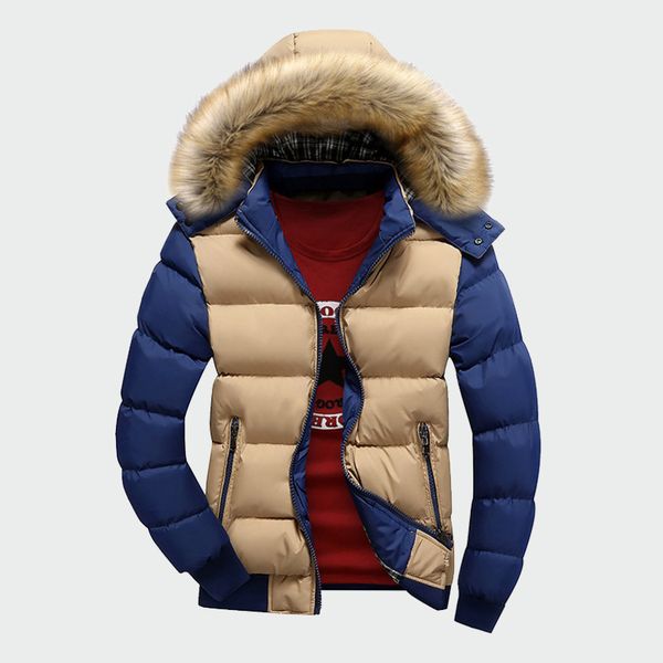 men's windproof parka 2019 mens winter coat padded overcoat outerwear men's hooded jackets new menswear casual thick parkas 527, Tan;black
men's windproof parka 2019 mens winter coat padded overcoat outerwear men's hooded jackets new menswear casual thick parkas 527, Tan;black