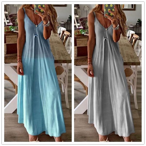 5xl casual women beach dresses summer 2020 boho gradient loose long party dress strap ladies maxi dress vestidos plus size, Black;gray
5xl casual women beach dresses summer 2020 boho gradient loose long party dress strap ladies maxi dress vestidos plus size, Black;gray