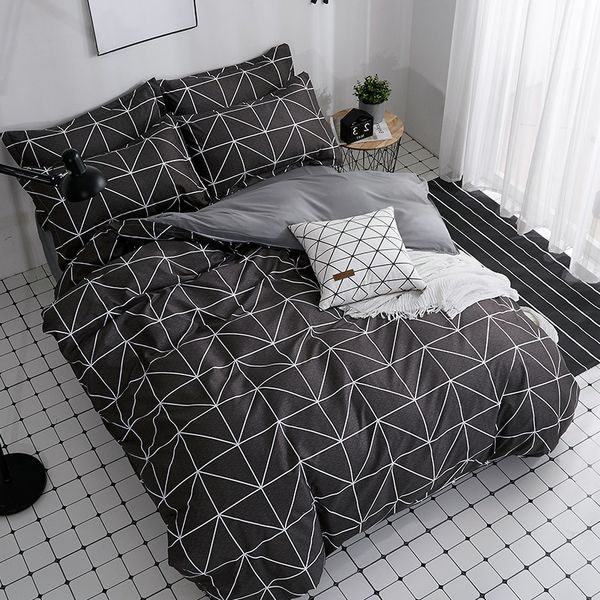 black geometric bedding set 3/4pcs bed linens home textile duvet cover set ab sidebedclothes modern sheet pillowcase bed
black geometric bedding set 3/4pcs bed linens home textile duvet cover set ab sidebedclothes modern sheet pillowcase bed