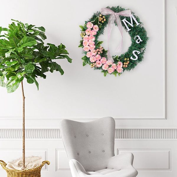 stylish minimalist pink rose garland christmas wreath creative letter christmas garland new year decor wedding home decorations 
stylish minimalist pink rose garland christmas wreath creative letter christmas garland new year decor wedding home decorations