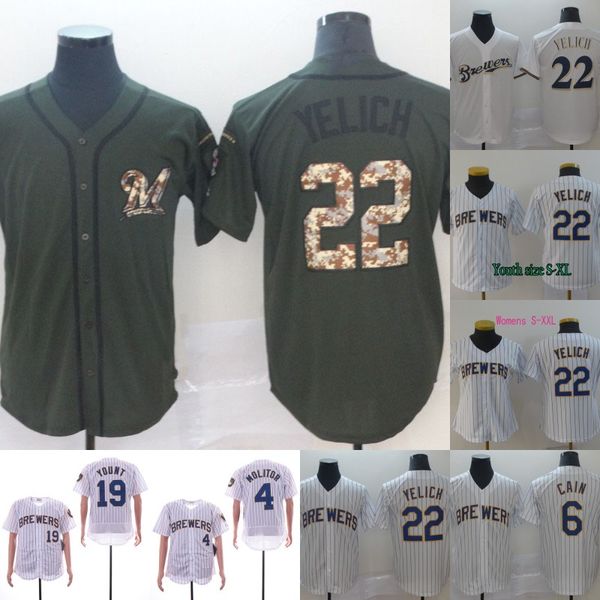 Mens Womens Youth Milwaukee 22 Christian Yelich 6 Lorenzo Cain 4 Paul Molitor 19 Robin Yount 100% Stitched Brewers Baseball Jerseys Cheap
Mens Womens Youth Milwaukee 22 Christian Yelich 6 Lorenzo Cain 4 Paul Molitor 19 Robin Yount 100% Stitched Brewers Baseball Jerseys Cheap
