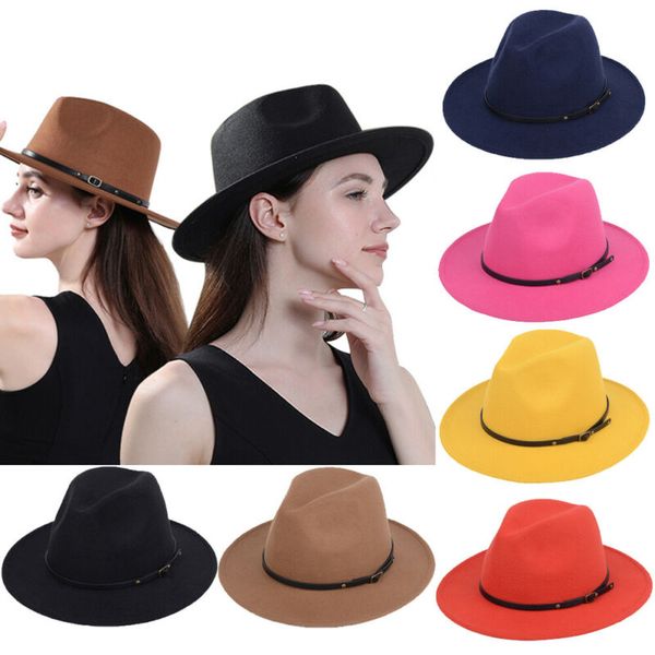 men women gentleman elegant vintage solid color felt fedora hat with belt festival spring winter prom hat, Blue;gray
men women gentleman elegant vintage solid color felt fedora hat with belt festival spring winter prom hat, Blue;gray