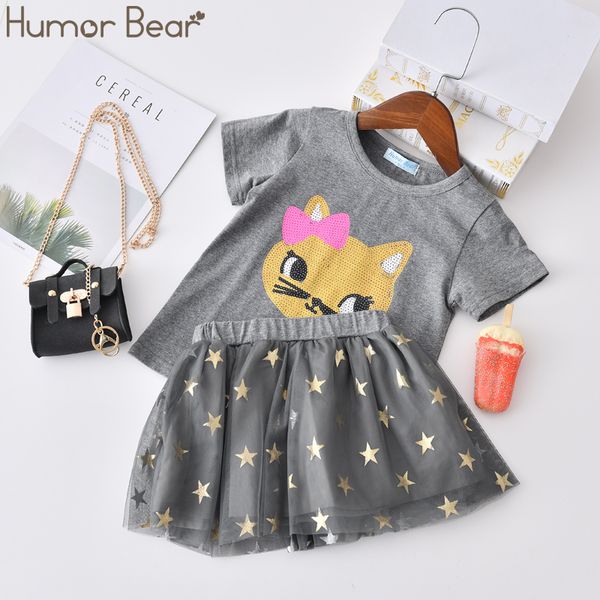 humor bear 2020 brand new girls' clothing cartoon cat t-shirt+star skirt kid's clothes suits girls suit children's clothing s, White
humor bear 2020 brand new girls' clothing cartoon cat t-shirt+star skirt kid's clothes suits girls suit children's clothing s, White