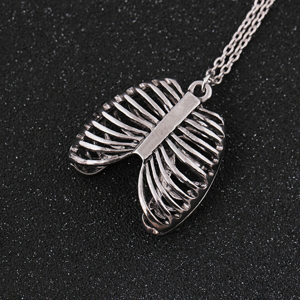 selling creative body chest rib hollowed necklace sternum pendant accessories pendant necklace, Silver
selling creative body chest rib hollowed necklace sternum pendant accessories pendant necklace, Silver