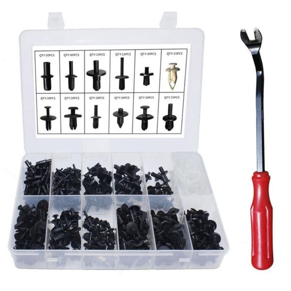350pcs universal auto body trim moulding clips plastic push retainer pin rivet fasteners panel retainer clips assortment kit
350pcs universal auto body trim moulding clips plastic push retainer pin rivet fasteners panel retainer clips assortment kit