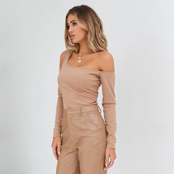 fashion- long sleeve cotton one shoulder slash neck hollow out crop 2018 autumn winter women fahsion female t-shirts, White;black
fashion- long sleeve cotton one shoulder slash neck hollow out crop 2018 autumn winter women fahsion female t-shirts, White;black