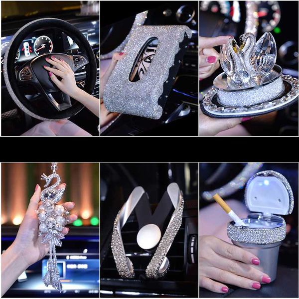 diamond rhinestone crystal car steering wheel cover leather decoration pendant ornaments tissue box women girls car accessories
diamond rhinestone crystal car steering wheel cover leather decoration pendant ornaments tissue box women girls car accessories