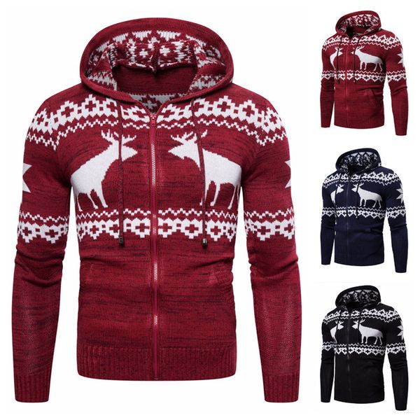 new brand winter christmas sweater men fashion deer printed jacket coat casual 0 neck collar knitting mens cardigan sweaters, White;black
new brand winter christmas sweater men fashion deer printed jacket coat casual 0 neck collar knitting mens cardigan sweaters, White;black