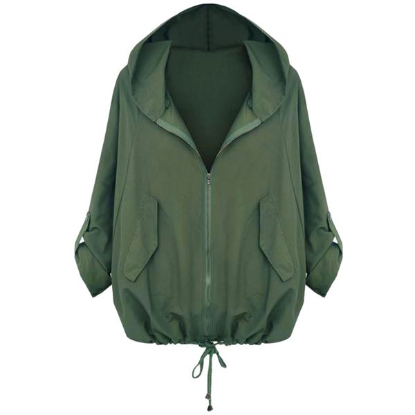 women jacket coat long sleeve hooded windbreaker new fashion female zipper hooded loose matching sweatshirt coat outwear #801, Black;brown
women jacket coat long sleeve hooded windbreaker new fashion female zipper hooded loose matching sweatshirt coat outwear #801, Black;brown