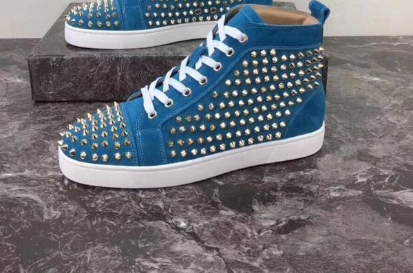 new fashion spikes men sneakers for red bottom shoes france men's flats genuine leather casual walking high trainers party 36-46, Black
new fashion spikes men sneakers for red bottom shoes france men's flats genuine leather casual walking high trainers party 36-46, Black