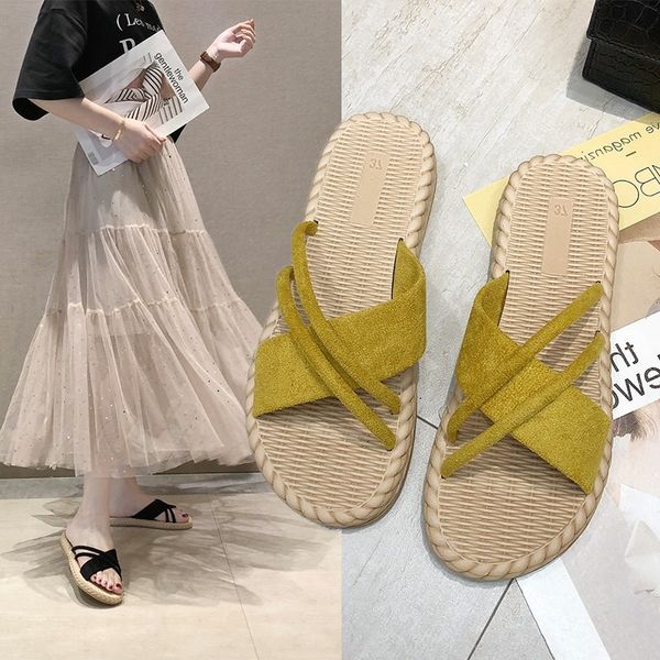2020 straw women sandals summer beach outdoor sandals fashion flat female slippers comfortable flip flops beach shoes footwear
2020 straw women sandals summer beach outdoor sandals fashion flat female slippers comfortable flip flops beach shoes footwear