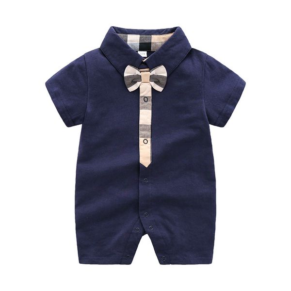 child designer rompers 2019 summer fashion boy girl baby plaid short sleeve jumpsuits kids luxury clothing 2pc, Blue
child designer rompers 2019 summer fashion boy girl baby plaid short sleeve jumpsuits kids luxury clothing 2pc, Blue