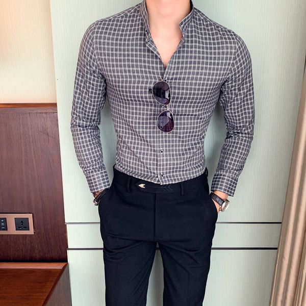 british style business slim fit turn down collar club dress shirts men plaid shirt men original gentlemen long sleeve shirt, White;black
british style business slim fit turn down collar club dress shirts men plaid shirt men original gentlemen long sleeve shirt, White;black