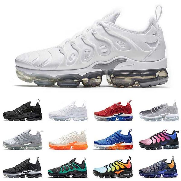 2019 new mens shoe sneakers tn plus breathable triple white black cusion desingers casual running shoes new arrival color 40-45
2019 new mens shoe sneakers tn plus breathable triple white black cusion desingers casual running shoes new arrival color 40-45