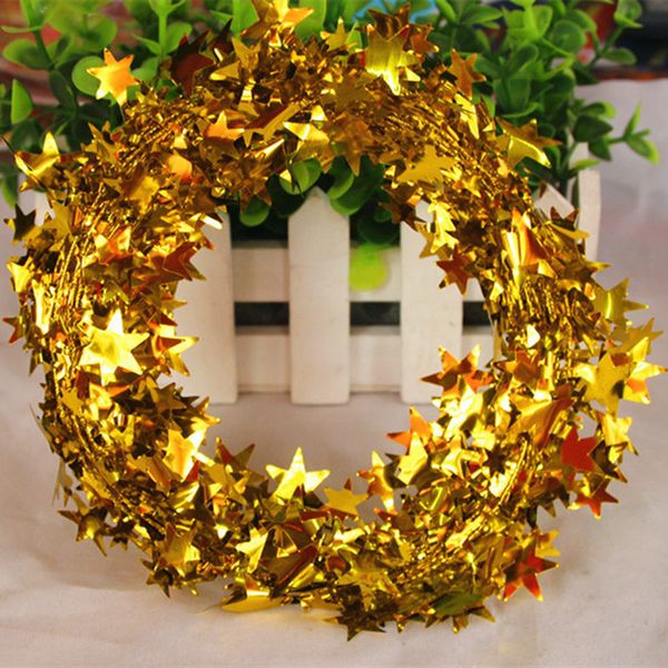 2pc 7.5m hanging star pine garland christmas tree decor 6 colors christmas decoration for home party wedding new year decoration
2pc 7.5m hanging star pine garland christmas tree decor 6 colors christmas decoration for home party wedding new year decoration