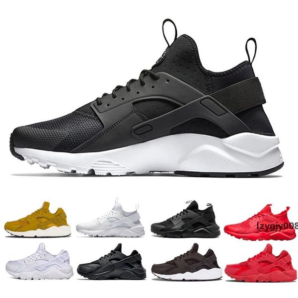 huarache iv 4.0 running shoes classic triple white red black men women grey gold huaraches 1.0 ultra breathe jogging sport sneakers
