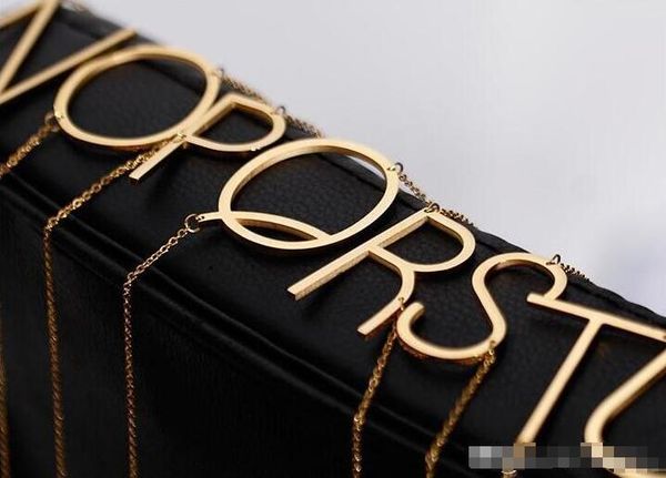 wholesale new fashion design silver gold color plated stainless steel alphabet necklace a-z pendant designer necklace a0088
wholesale new fashion design silver gold color plated stainless steel alphabet necklace a-z pendant designer necklace a0088
