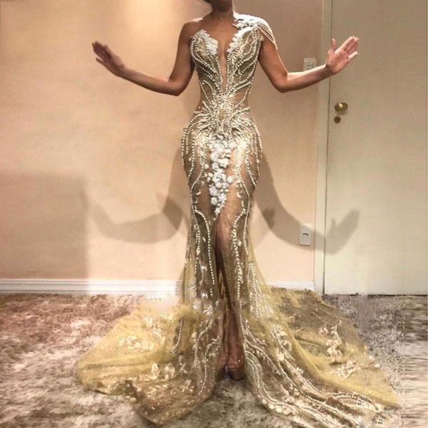 illusion mermaid evening dresses with sheer jewel neck major beading pearls front split prom dress see through cocktail dress dubai, Black;red
illusion mermaid evening dresses with sheer jewel neck major beading pearls front split prom dress see through cocktail dress dubai, Black;red