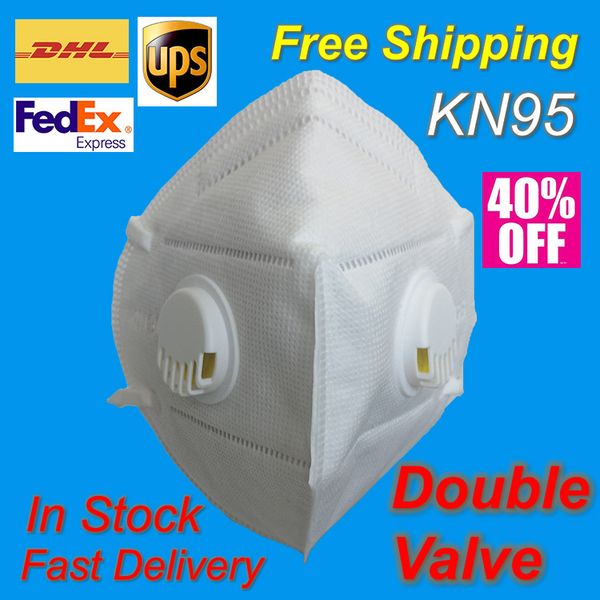 Disposable Protective Face Mask With 2 Respirators Breathing Valves On Each Sides Face Mask Use DHL UPS FedEx Fast Shipping Fast Arrival
Disposable Protective Face Mask With 2 Respirators Breathing Valves On Each Sides Face Mask Use DHL UPS FedEx Fast Shipping Fast Arrival