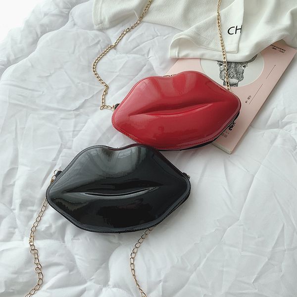 women's fashion lips bag new style versatile handbag chain crossbody bag girls' cute pu leather shoulder for lady
women's fashion lips bag new style versatile handbag chain crossbody bag girls' cute pu leather shoulder for lady