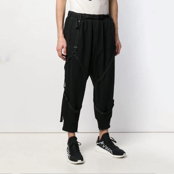 men's pants 27-44 2021 clothing hair stylist catwalk original stereo tailoring bandage harem plus size costumes, Black
men's pants 27-44 2021 clothing hair stylist catwalk original stereo tailoring bandage harem plus size costumes, Black