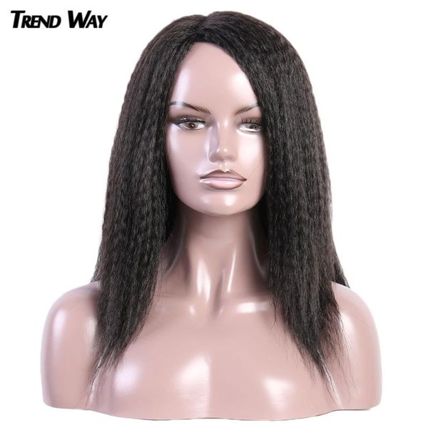 synthetic wigs 16inch yaki satraight wig kinky coarse straight for black women short ombre hairside part
synthetic wigs 16inch yaki satraight wig kinky coarse straight for black women short ombre hairside part