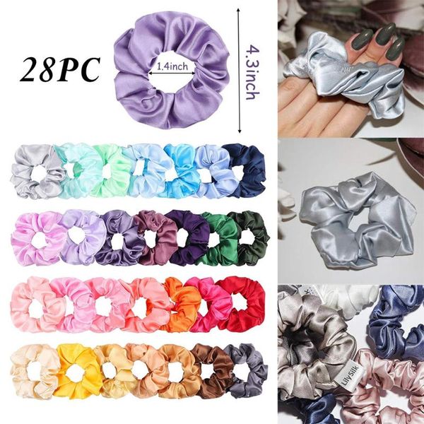 hair bun maker solid color silk satin band suitable for women's ponytail 28pcs care & styling, Brown
hair bun maker solid color silk satin band suitable for women's ponytail 28pcs care & styling, Brown