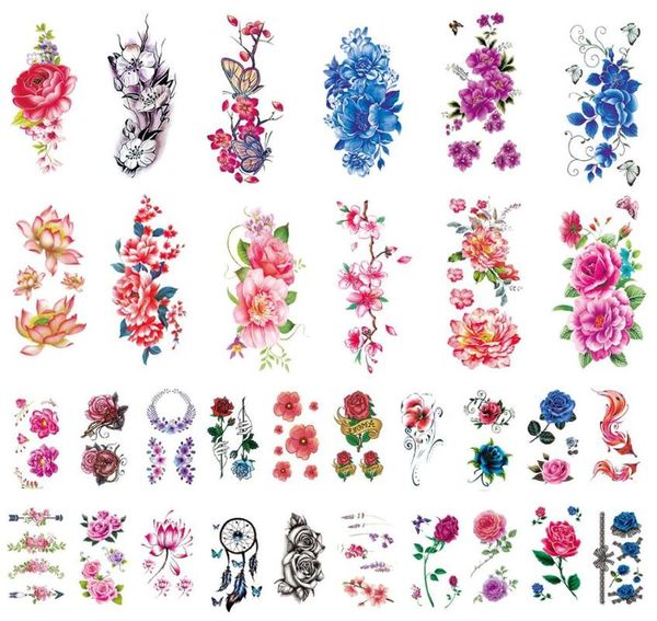flowers temporary tattoos stickers lotus rose and multi-colored mixed style body art temporary tattoos for women,girls
flowers temporary tattoos stickers lotus rose and multi-colored mixed style body art temporary tattoos for women,girls