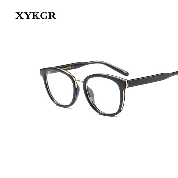 xykgr new ladies retro glasses frame brand designer computer optical glasses frame men and women classic, Black
xykgr new ladies retro glasses frame brand designer computer optical glasses frame men and women classic, Black