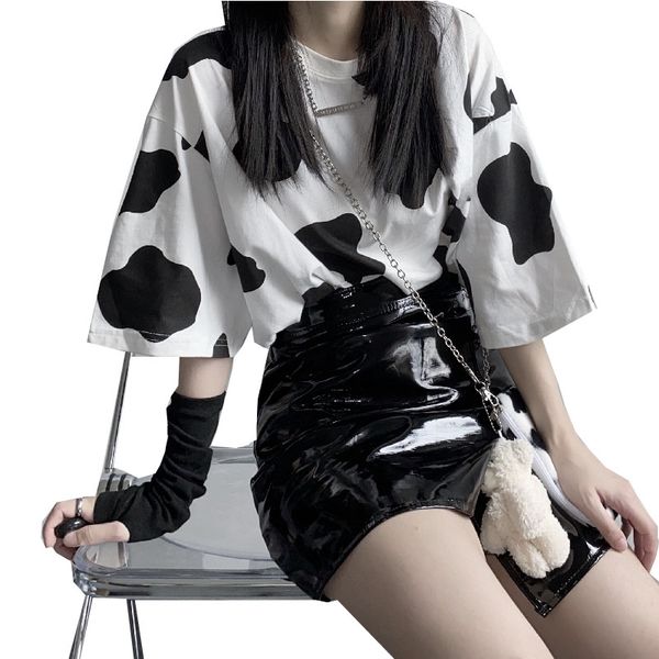women's t-shirt summer tshirt cow print short sleeve female t shirt harajuku ladies tee fashion streetwear women basic, White
women's t-shirt summer tshirt cow print short sleeve female t shirt harajuku ladies tee fashion streetwear women basic, White