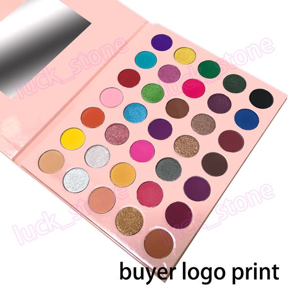 35 bright colors matte shimmer eyeshadow pallete long lasting no logo pink white cardboard eye shadow cosmetics accept buyer logo print
35 bright colors matte shimmer eyeshadow pallete long lasting no logo pink white cardboard eye shadow cosmetics accept buyer logo print